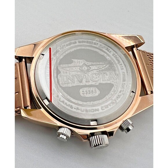 INVICTA Pro Diver Lady 40mm Rose Gold Stainless Steel Crystals 33385 Works *READ - Picture 8 of 14